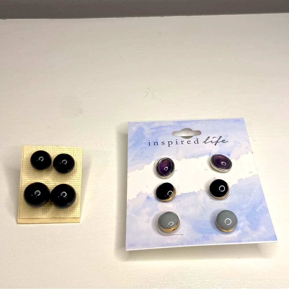 Earrings bundle with 5 earrings studs